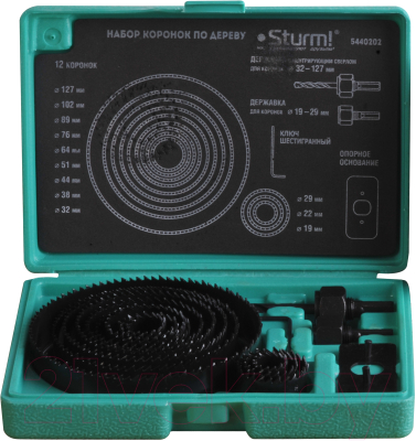 Набор коронок Sturm! 5440202 - фото