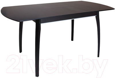 Обеденный стол ТехКомПро Арека ПО 80x140-180 / 121710 (бук/венге/ножка 6) - фото