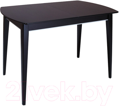 Обеденный стол ТехКомПро Арека ПО 80x110-150 / 121746 (бук/венге/ножка 7) - фото