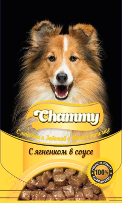 Влажный корм для собак Chammy С ягненком - фото