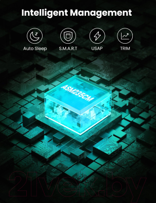 Бокс для жесткого диска Ugreen US221 / 50743