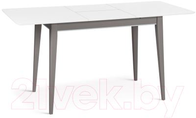 Обеденный стол ТехКомПро Арека ПР 80x110-150 / 121740 (дуб/тон 1/подстолье тон шале/ножка 7)