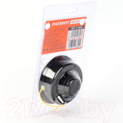 Головка триммерная PATRIOT SP-40