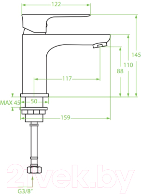 Смеситель Laveo BLL622D