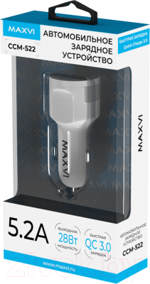 Зарядное устройство автомобильное Maxvi CCM-522