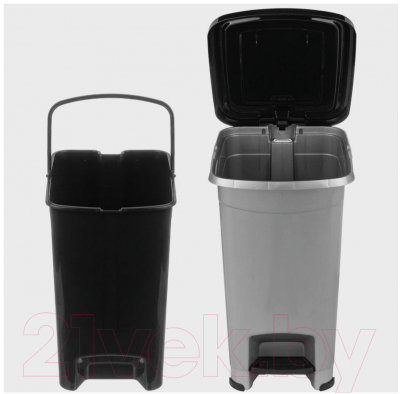 Контейнер для мусора Эльфпласт Slim EP558