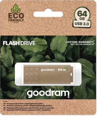 Usb flash накопитель Goodram UME3 64GB Eco (UME3-0640EFR11)