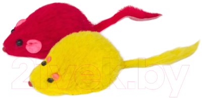 Игрушка для кошек Triol Мышь цветная M002C / 22161002 - фото