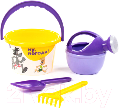 Набор игрушек для песочницы Полесье Ну, погоди! №3 / 83234 - фото
