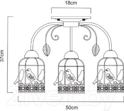 Люстра Arte Lamp Cincia A5090PL-3WG