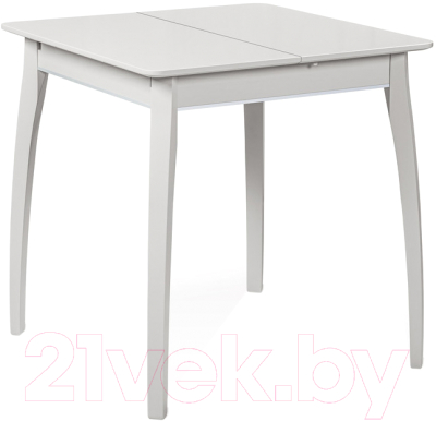 Обеденный стол ТехКомПро Арека ПР 740 74x74-104 (дуб/тон 1/ножка 6) - фото