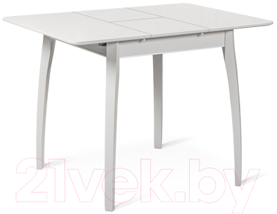 Обеденный стол ТехКомПро Арека ПР 740 74x74-104 (дуб/тон 1/ножка 6)