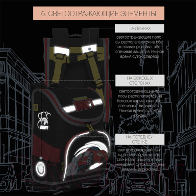 Школьный рюкзак Grizzly RAn-183-2