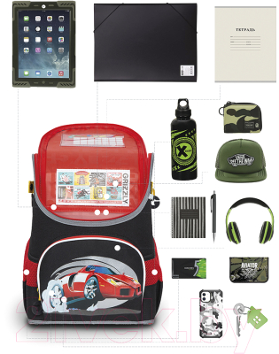 Школьный рюкзак Grizzly RAn-183-2