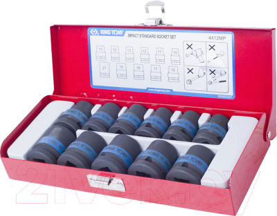 Набор головок слесарных King TONY 4412MP - фото