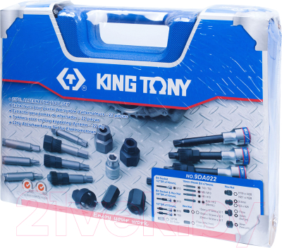 Набор головок слесарных King TONY 9DA022