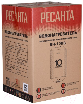 Накопительный водонагреватель Ресанта ВН-10КВ