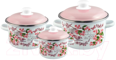 Набор кастрюль Appetite Bird 6KB191M - фото