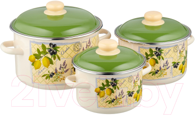 Набор кастрюль Appetite Citrus 6KB191M - фото