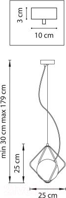 Потолочный светильник Lightstar Globo 803317