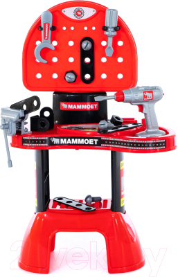 Верстак-стол игрушечный Полесье Мастерская Mammoet / 65322 - фото