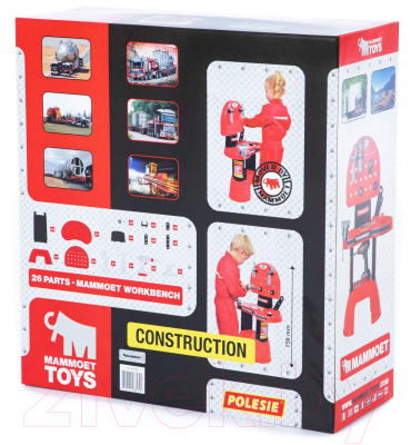 Верстак-стол игрушечный Полесье Мастерская Mammoet / 65322