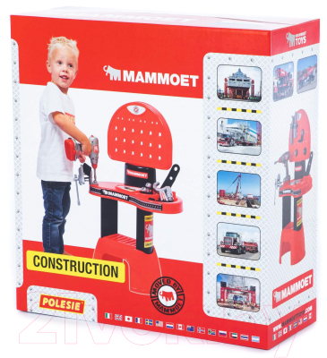 Верстак-стол игрушечный Полесье Мастерская Mammoet / 65322