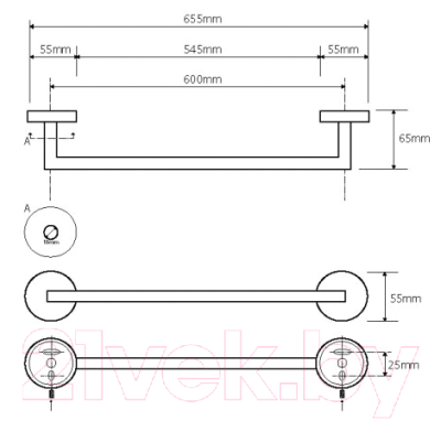 Держатель для полотенца Bemeta Neo 104204045