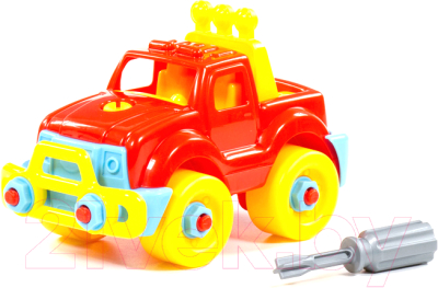 Игрушка-конструктор Полесье Джип / 78216 - фото