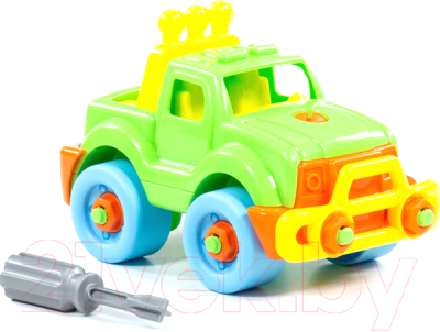 Игрушка-конструктор Полесье Джип / 78216