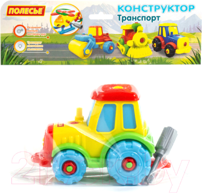 Игрушка-конструктор Полесье Трактор / 77769