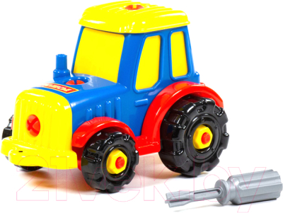 Игрушка-конструктор Полесье Трактор / 77769