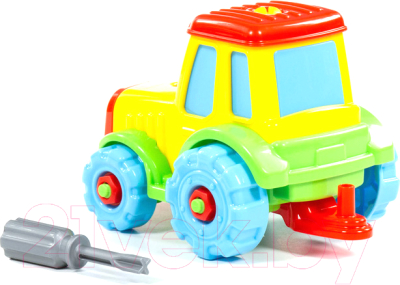 Игрушка-конструктор Полесье Трактор / 77769