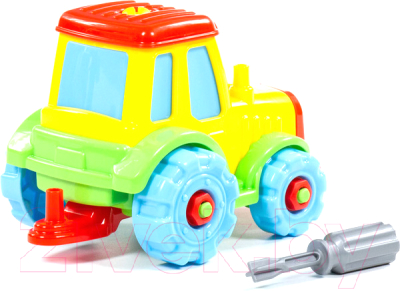 Игрушка-конструктор Полесье Трактор / 77769