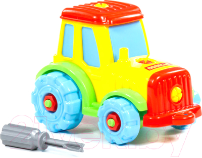 Игрушка-конструктор Полесье Трактор / 77769