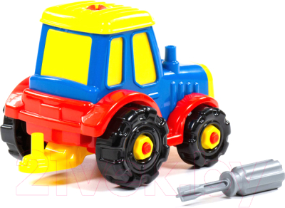Игрушка-конструктор Полесье Трактор / 77769
