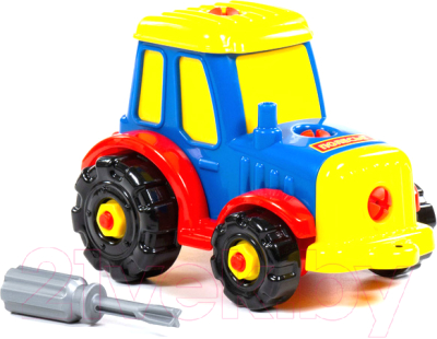 Игрушка-конструктор Полесье Трактор / 77769