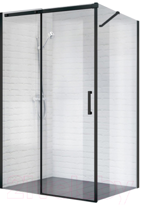 Душевой уголок BelBagno ACQUA-AH-1-140/90-C-NERO - фото