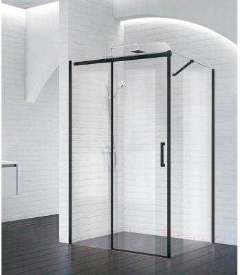 Душевой уголок BelBagno ACQUA-AH-1-140/90-C-NERO