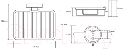 Мыльница Bemeta 104108160