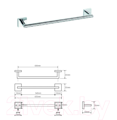 Держатель для полотенца Bemeta 132204042