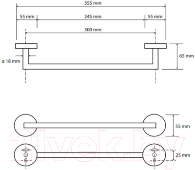 Держатель для полотенца Bemeta 104204020