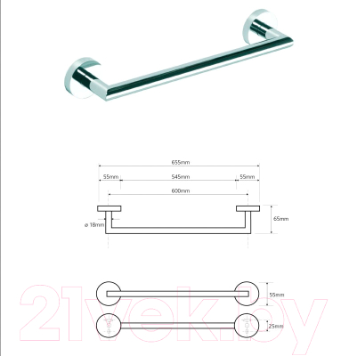 Держатель для полотенца Bemeta 104204042