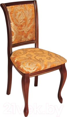 Стул ТехКомПро СМ 10 (бук/тон орех с золотой патиной) - фото