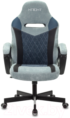 Кресло геймерское Бюрократ Zombie Viking 6 Knight (серо-голубой)