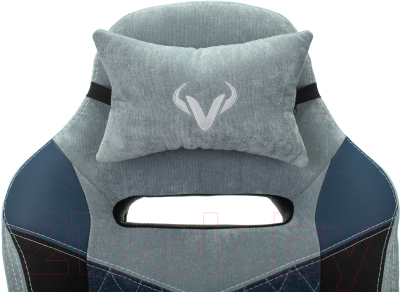 Кресло геймерское Бюрократ Zombie Viking 6 Knight (серо-голубой)