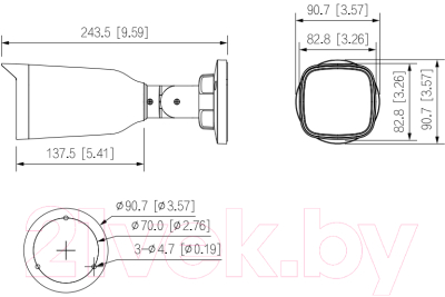 Аналоговая камера Dahua DH-HAC-B3A21P-Z