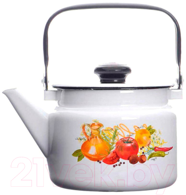 Чайник Лысьвенские эмали Итальянская кухня С-27104 П2 - фото