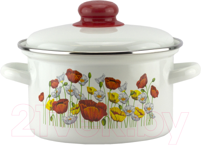 Кастрюля Эмаль 01-Б1610/4М - фото