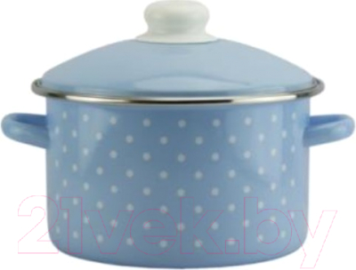 Кастрюля Эмаль Горох мелкий-К 04-1610/6М - фото
